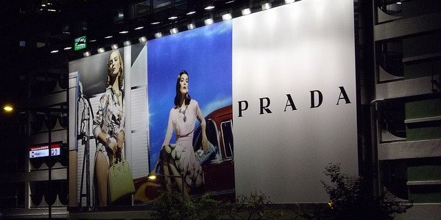Prada billboard advertisement